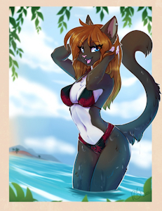 Wet Pussy(cat) - Swimsuit Alt by Rika