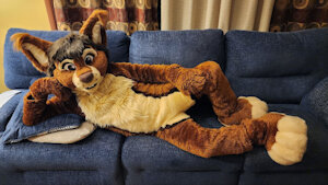 Cheeky Chipmunk on a Sofa by tamiasthechipmunk