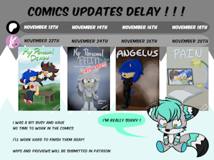 Comics Updates Delay !!! 😭 by SilverTyler25