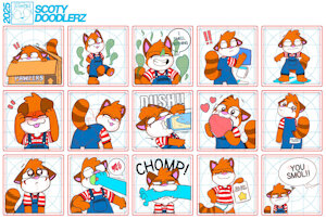 Stickers for MaxyTheWah by ScottJames27