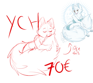 Sleepy Anthro Fox - YCH by fennekfuchs