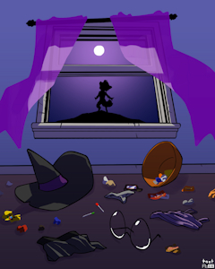 VixenLogic0118.5 - Halloween Aftermath by foxboy83