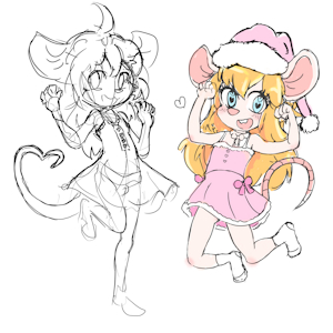 YCH - Xmas Theme by mouseyprince