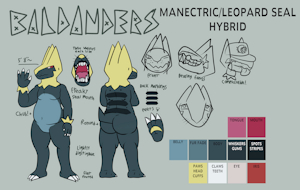 Baldanders Reference Sheet (SFW) by baldanders