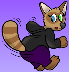 Yuki's Tail Attack by VoxelYoshi7565