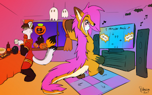 Halloween Party by RebeccaFoxo