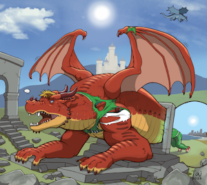 The Dragon Portal by PheagleAdler