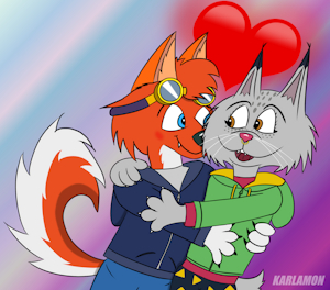 Karlamon x Nooshy ('Karlshy') by Karlamon