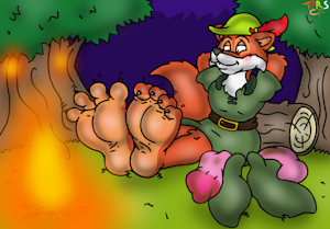 Robin Hood Kickin Back by TheRedSkunk