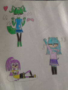 Chaos Princess doodles by JonetsuTekinaAi