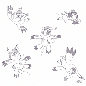 Digimon Just Wanna Vibe [C] by NekoStar