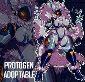 [ADOPTABLE] / Blaze Cometnova Protogen by Sheecktor