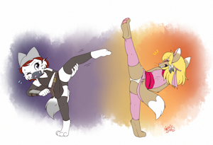 Halloween High-Kick Hijinks [C] by NekoStar