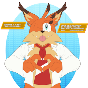 Bubsy Heart Hands by PiqueTheChimera