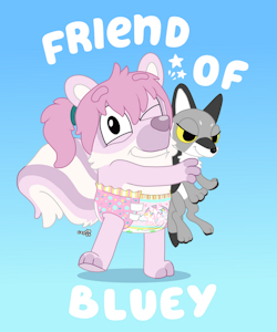 [Commissioned] Macy, Friend of Bluey! by MacyLee