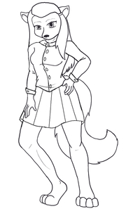Helena Silverpaw — School Uniform by Sontock
