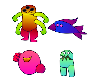 Grotesque Bugs by WeirdPaintingArt2Q