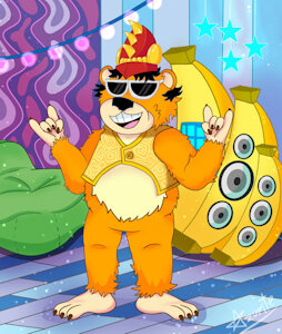 Bingo the silly gorilla by Azuritefurry3747