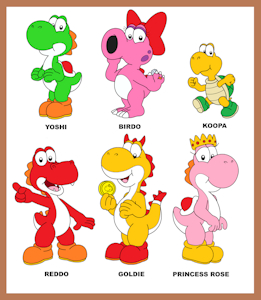 Yoshi & Friends: The Characters Pt.1 by YoshiHQIB