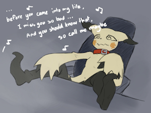 Contemplating Mimi by LlyanaTherasll