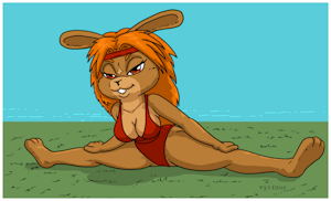 Stretching. by VylfGor