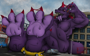 Pawsing for a snack by Devourer