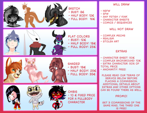 Commission Price List by DuArtPengu
