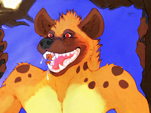 Werehyena by Ashkihyena