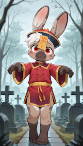 Hopping vampire by Minibit