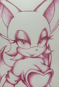 rouge sketch by PurpleNightmaren