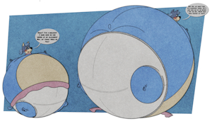 The Bluest Puppy Ball by InflateResponsiblyIB