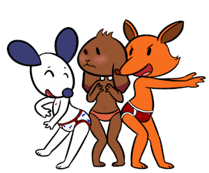 Bali and his Brief Bros. (by Whirichi) by BunPatrol