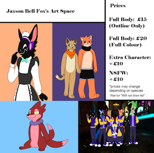 Price Sheet by JaxsonBellFox