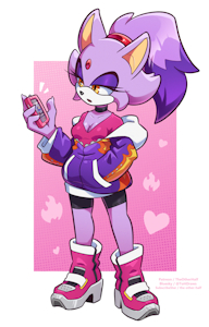 Blaze the Cat by TheOtherHalf