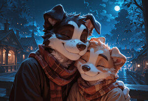 Night of snuggling by JohnnyByFar