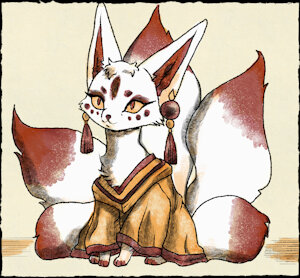Kimono Kitsune by ButtercupSaiyan