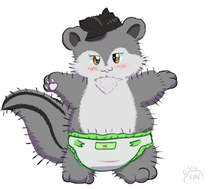 (ych) sillyfluff Chibby by HangyakuNeko