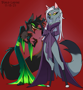 Vira and Kazel by BlazeLupine