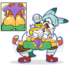 Noogie and wedgie time by MauveMarsupial