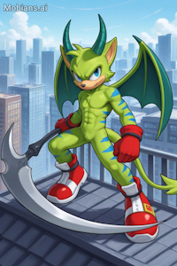 Guarding the Rooftops (Ai) by 2BIT