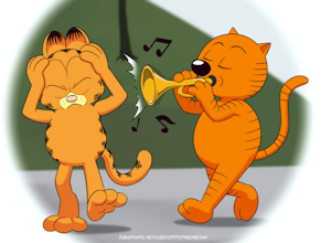 Orange cat behavior by SpottyTheGryphon