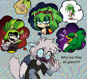 Green crushes by PawedPrints