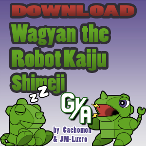Wagyan the Robot Kaiju Shimeji | Comm by JMLuxro