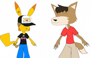 Josh showing Jason his new 2025 gear by MegaManstitch87