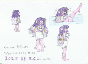 Pearlina with legs concept art 2 by KatarinaTheCat18