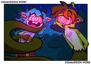 Look into my eyes~ | COMMISSION WORK by Girafa