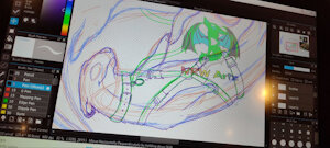 Bullet & Vexon Commission WIP 1 by NRWArtz