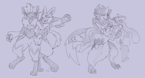 Mega pals by ChurroShiba