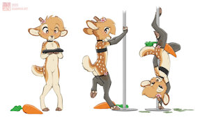 Deer Boy Stripper by Zaush