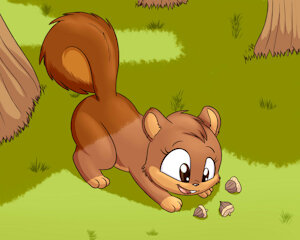 Cute squirrel by ConejoBlanco